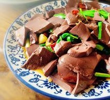 Stir-fried羊Blood