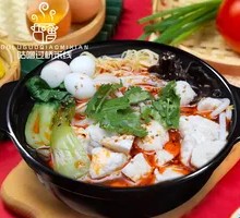 Squid Ball Hot Pot Rice Noodles