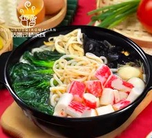 Crab Stick Hot Pot Noodles