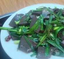 Stir-fried羊Blood