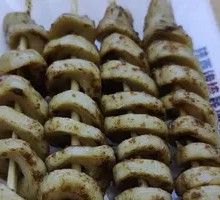 Grilled Wheat Gluten Skewers