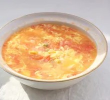 Cucumber Tomato Egg Soup