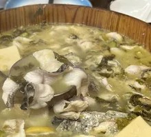 Sour Cabbage Fish in Wooden Barrel