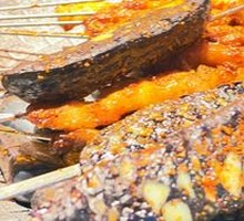 Grilled Squid Intestine