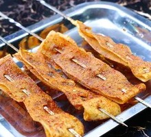 Charcoal-Grilled Tofu Skin