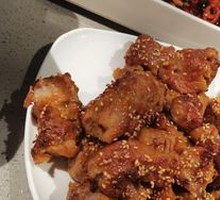 Grilled Pork with Large Skewers