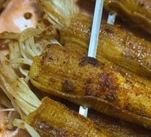 Tofu Skin with Enoki Mushrooms
