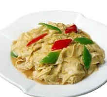Stir-Fried Bell Pepper with Tofu Skin