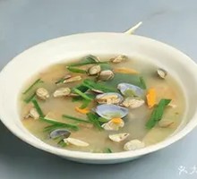Potato and Scallop Soup with Leek