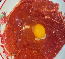 Tender Beef with Egg Custard