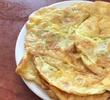 Pan-fried egg sandwich