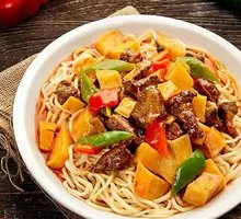 Beef and Potato Noodles