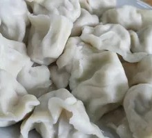 Chinese cabbage and pork dumplings