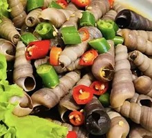 Spicy Razor Clams