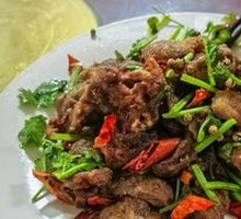 Dry-Fried Chicken Hearts