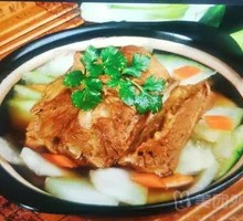 Winter Melon with Pork Ribs and Crispy Bones