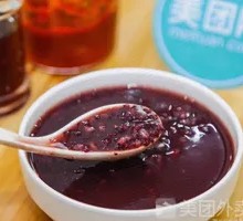 Black Rice Oatmeal Porridge