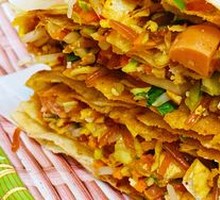 Double Egg and Sausage Pancake
