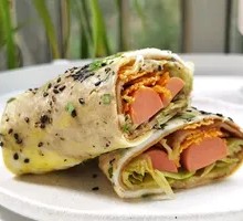 Crispy Sausage and Mountain Egg Crepe