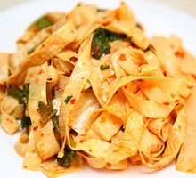 Cold Tofu Stick Salad