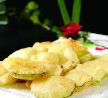 Crispy Fried Chicken Stuffed Lotus Root