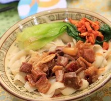 Braised Beef Stir-Fried Knife-Sliced Noodles