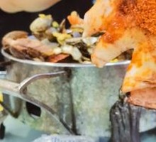 Grilled Squid on Iron Plate