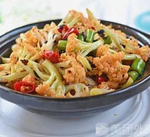 Spicy Stir-Fried Organic Cauliflower