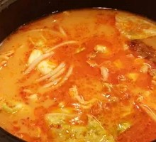 Kimchi Tofu Noodle Soup
