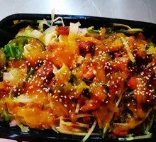 Colorful Pineapple Sauce Crispy Chicken Rice (Small Portion)
