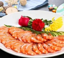 Boiled Shrimp in Salt Water