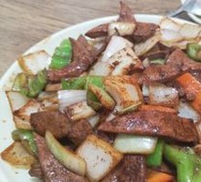 Onion Pan-Fried Liver