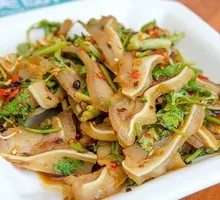 Cucumber and Pig Ear Salad