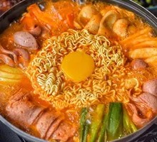 Cheese Rice Cake Military Hot Pot