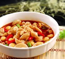 Stewed Intestines in Spicy Sauce