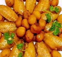 Braised Chicken Wings with Chestnuts