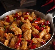 Spicy Sour Tiger Prawn in Golden Soup