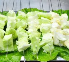 炸卷心菜
