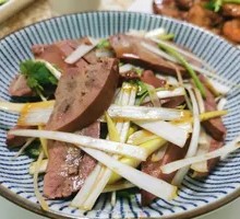 Scallion and Pig Liver Salad