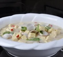 Clam and Tofu Soup