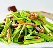 Mountain Celery with Pork Strips