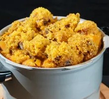 Pressure Cooker Millet Sweet Potato Pork Rib