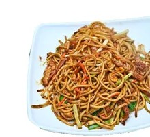 鸡腿炒面