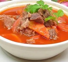 Tomato Beef Brisket Rice Noodles