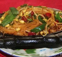 Bean Sprout and Vermicelli Stir-fry