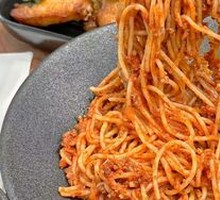 Garden Meat Sauce Noodles