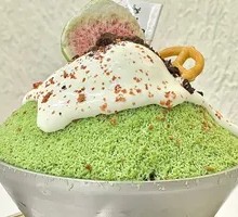 抹茶雪花冰