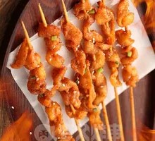 焦脆鸡皮串