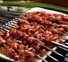 Charcoal-grilled Lamb Penis