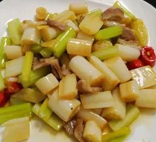 Stir-Fried Lotus Stem Shoots